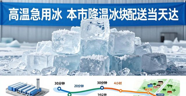 降温冰块配送流程_高效靠谱冰块运输_长沙降温冰块配送